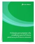 Libro electrónico <em>5 Consejos para preparar a los estudiantes para la Primera penitencia y la Primera comunión</em>