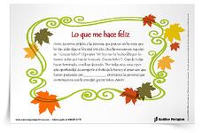 Actividad de <em>Acción de Gracias</em>